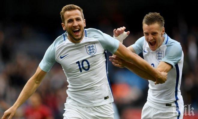 Варди и Кейн зарадваха Англия в първата контрола преди Евро 2016