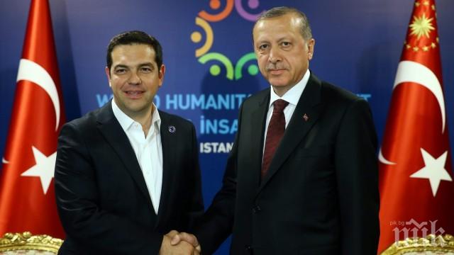 Дрескод: Ердоган скастри Ципрас за вратовръзката