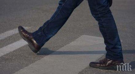 пешеходец отнесе шамари заради направена забележка джигит