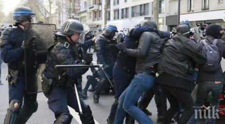кризата засилва френските синдикати призоваха протести властта