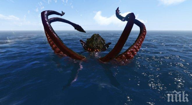 Учен хвърли бомба: В дълбокия океан има калмари с размер на автобус