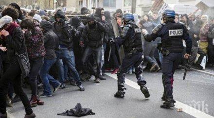 хаос блокада стачка потопи франция боклуци време европейското