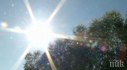 уикендът започва слънце високи температураи