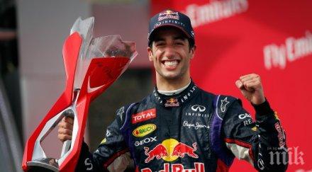 даниел рикардо дебютен полпозишън монако