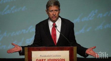 предричат подкрепа либертарианския кандидат президент сащ