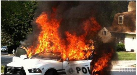 американец сред обвинените подпалването полицейска кола париж