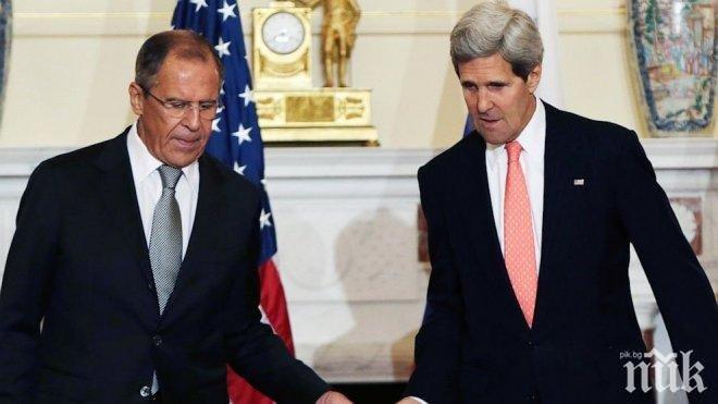 Лавров и Кери са обсъдили предложението за съвместни операции на САЩ и Русия в Сирия