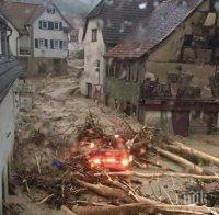 Вижте потопа в Германия, до момента жертвите са четири (ВИДЕО)