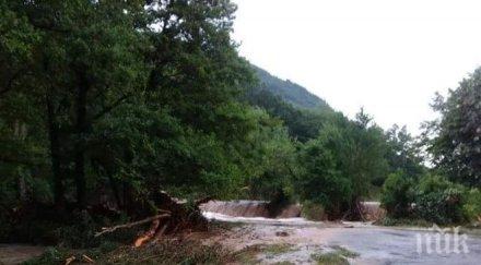 старозагорско село остана откъснато света заради пороите