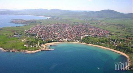 скандално изливат бетон плажа къмпинг черноморец снимки