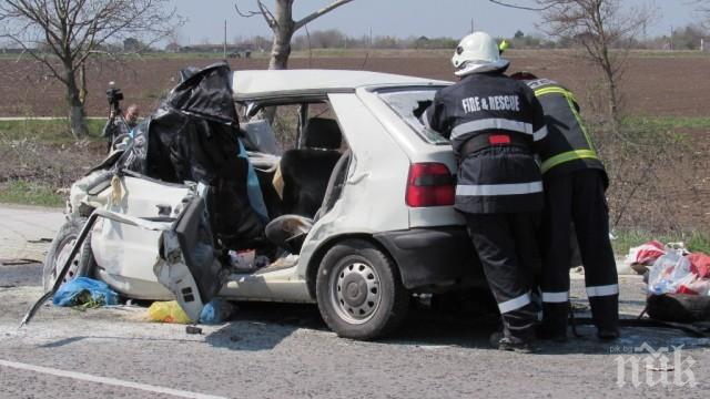 ТИР и кола се отнесоха на пътя Велико Търново - Русе, трима са в болница