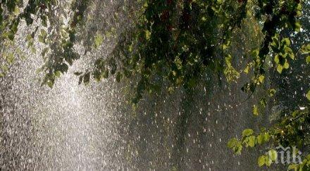 нимх сутринта слънчево следобед валежи гръмотевици