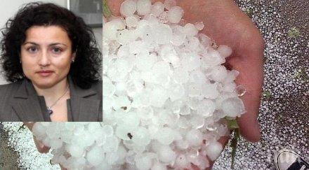 министър предупреди очакват рекордни градушки