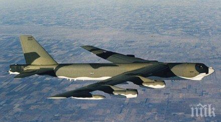 три стратегически бомбардировача участват учения нато baltops европа