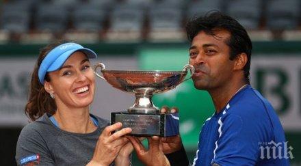 хингис паеш триумфираха смесените двойки ролан гарос