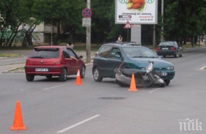 Катастрофа затапи основен булевард във Варна!