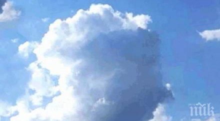 англичанин твърди видях лика маргарет тачър небето снимка