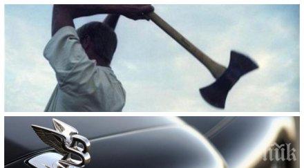 голям сеир побеснелият ангел строшил грешното бентли вбесил пребил татуиста виктор