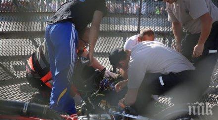 каскадьор постави световен рекорд попадна болница