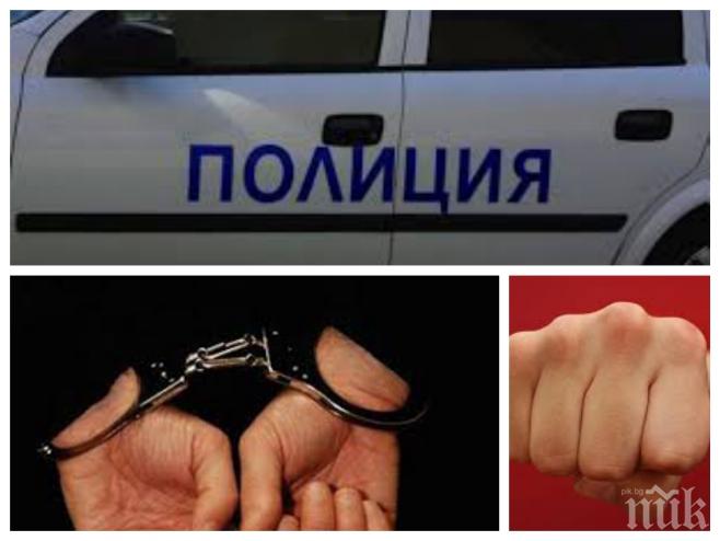 Див екшън в Пловдив! Англичанин се развихри пред полицията и нокаутира униформен
