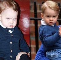 Роди се двойник на Принц Джордж! (СНИМКИ)