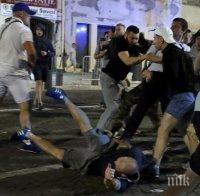 Френската полиция разпръсва британски фенове в Марсилия