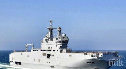 първият построен русия мистрал отплава франция египет