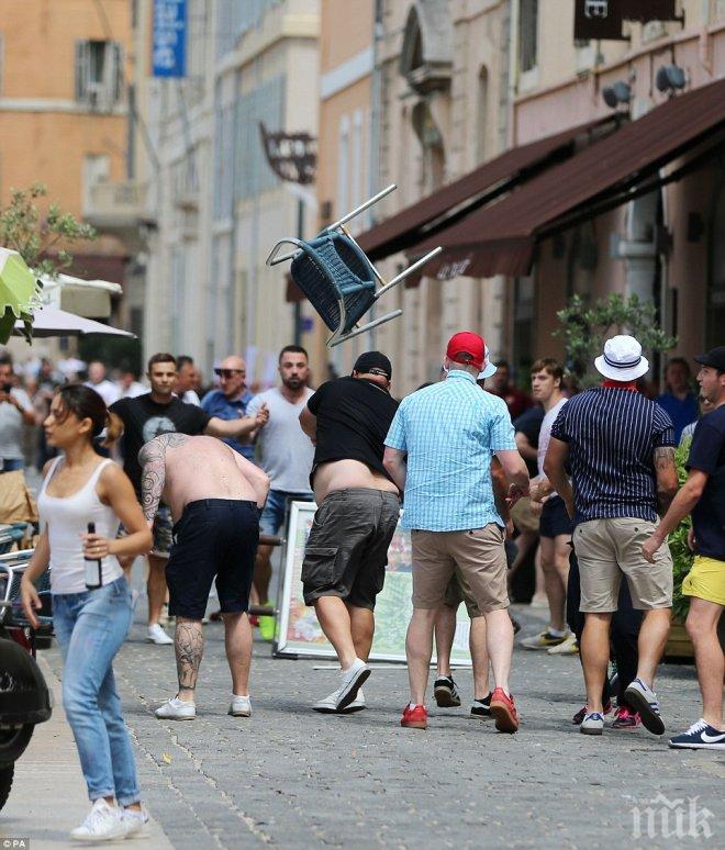 Германската полиция арестува три буса с хулигани

