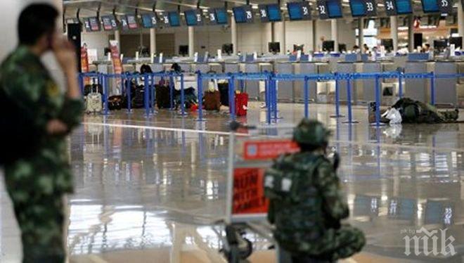 Човекът, извършил взрива на летището в Шанхай, се е опитал да се самоубие