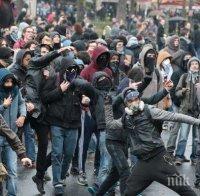 6 протестиращи и 20 полицаи са ранени при протестите в Париж