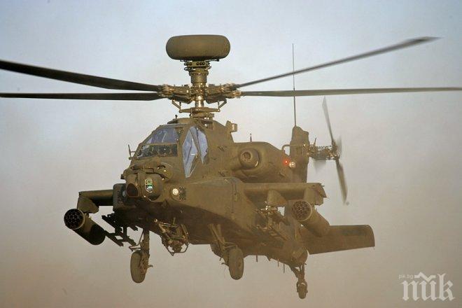 ИЗВЪНРЕДНО! САЩ за първи път атакуваха Ислямска държава с хеликоптер „Апачи“ 
