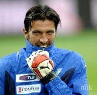 Златан стресира Джиджи Буфон