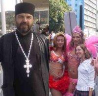 ИЗВЪНРЕДНО В ПИК! Отец Силвестър анатемоса гей парада: Педерастите поругават Задушница и покойниците