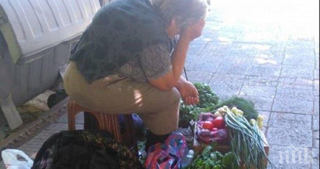 Много тъжна история: Унизена и обезверена, тази баба мечтае да може да си купи хляб и шарена сол