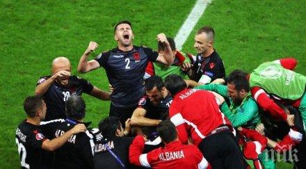албания историческа победа евро 2016 изрита румъния първенството