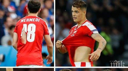 швейцарецът шакири скъсаните екипи добре пума правят презервативи