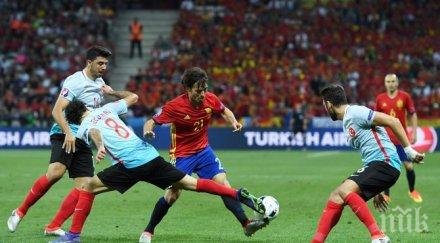 еврошампионът испания разгроми турция снимки