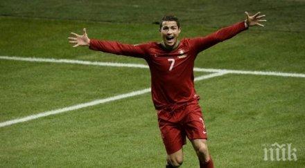 нов кошмар роналдо компания португалия победи австрия