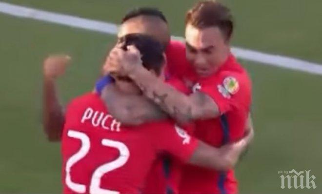 Голов спектакъл на Копа Америка! Чили изнесе футболна лекция на Мексико (ВИДЕО)
