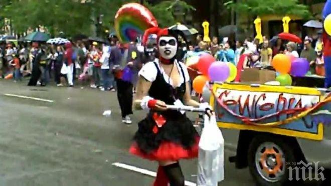 Гей парадът в София тръгна, засега без провокации (видео)