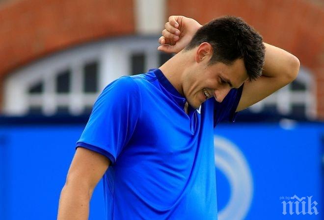 Контузия в гърба не спря Бърнард Томич за полуфинал в Куинс