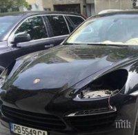 Няма прошка! Задигнаха фаровете на баровско „Порше”