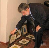 Вежди Рашидов показва даренията си в зала 
