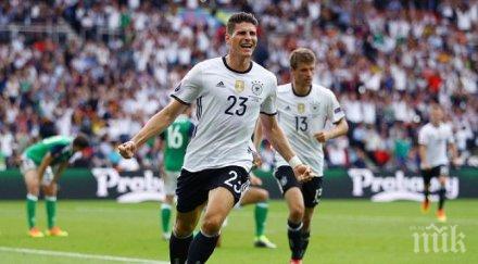 германия пречупи северна ирландия спечели групата