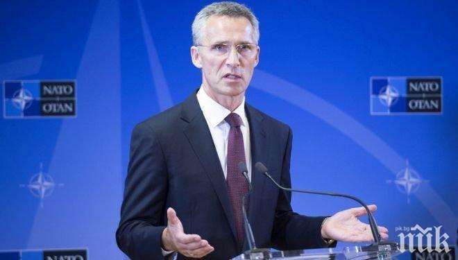 Столтенберг: НАТО не вижда заплаха от Русия за нито една държава - членка