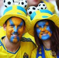 Съставите на Швеция и Белгия