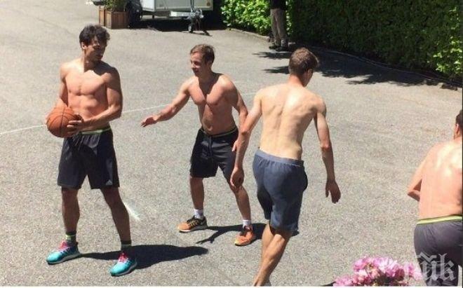 Германците разпускат с баскетбол