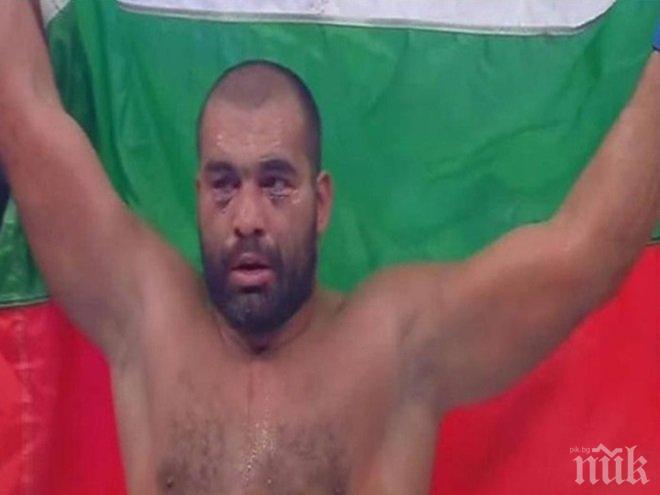 Целият в кръв, след 25 минути зверски бой със 110-килограмов американец, Багата изригна с думи за България: Моята Родина е... (ВИДЕО) 