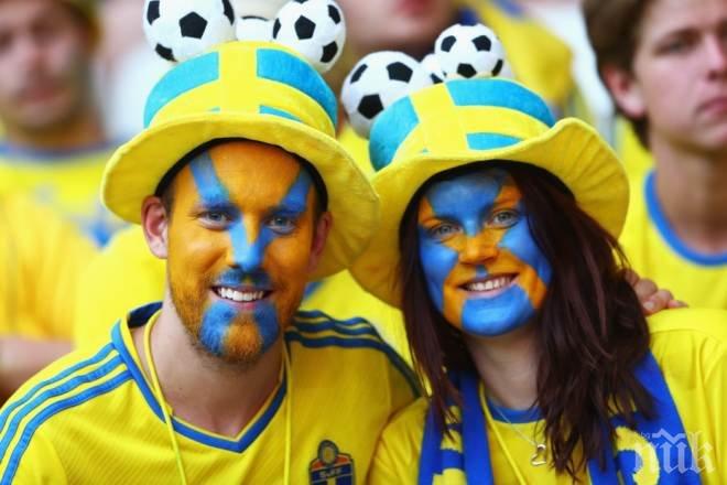 Съставите на Швеция и Белгия