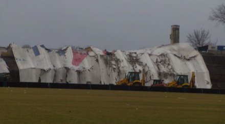 опаковат синя мрежа взривената трибуна герена